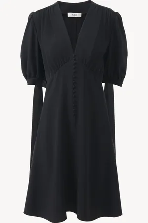 Chloé Vestido acampanado de crepé
