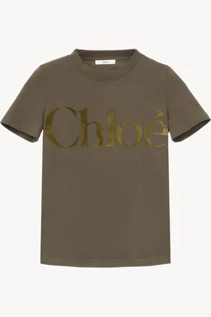 Chloé Camiseta ajustada de jersey de algodón