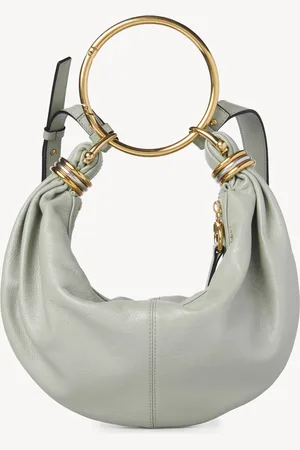 Chloé Bolso hobo Bracelet pequeño de cuero granulado