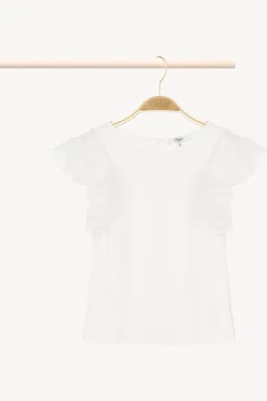 Chloé Top con volantes