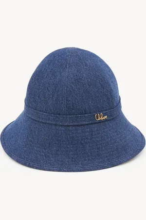 Chloé Gorro de pescador Chloé Iconic de tejido vaquero Azul