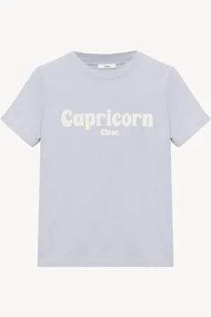 Chloé Camiseta corta Capricorn de jersey de algodón