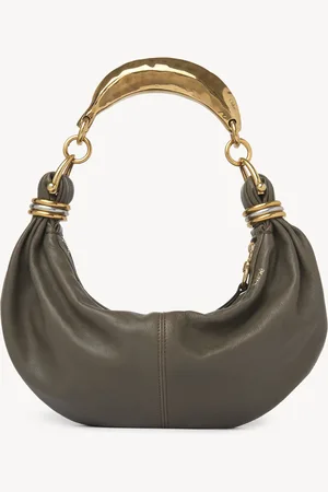 Chloé Bolso hobo Bracelet pequeño de cuero granulado