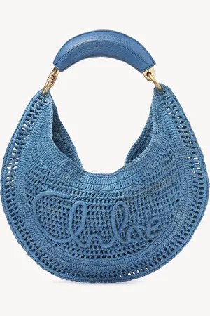 Chloé Bolso hobo Summer Banana de rafia