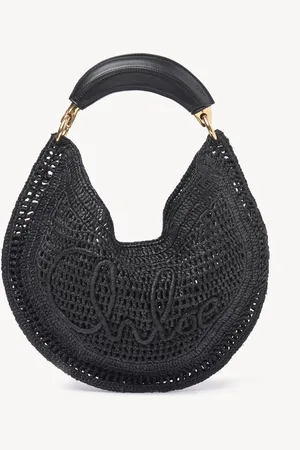 Chloé Bolso hobo Summer Banana de rafia