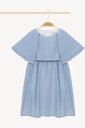 Chloé Vestido capa corto