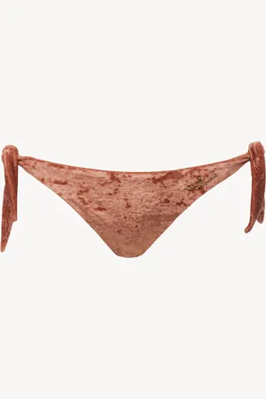 Chloé Parte inferior de bikini anudada Naranja