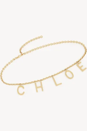 Chloé Cinturón de joyería Chloé Letters