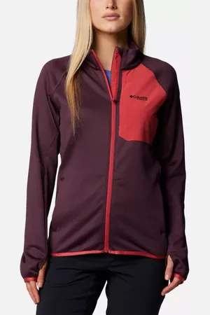 Columbia Chaqueta técnica de forro polar con diseño de cuadrícula Triple Canyon