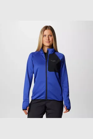 Columbia Chaqueta técnica de forro polar con diseño de cuadrícula Triple Canyon