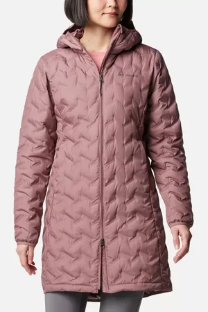 Columbia Chaqueta larga acolchada de plumón con capucha Delta Ridge II