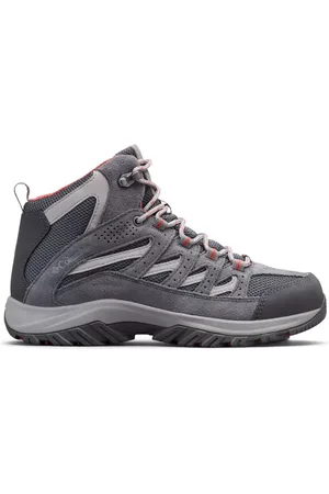 Columbia Zapatillas para caminar impermeables de media caña Crestwood II