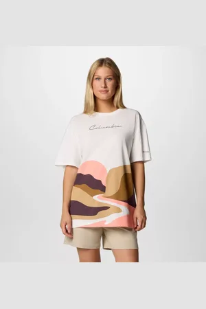 Columbia Camiseta oversize con estampado Rolling Bend