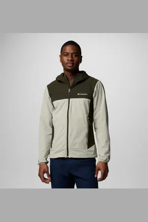 Columbia Chaqueta softshell de senderismo con capucha Heather Canyon II
