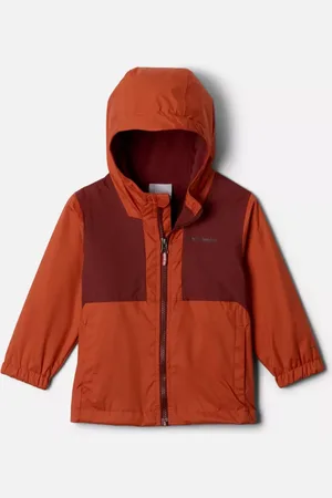Columbia Chaqueta impermeable con forro polar Rainy Trails II pequeños