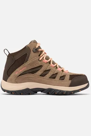 Columbia Zapatillas para caminar impermeables de media caña Crestwood II