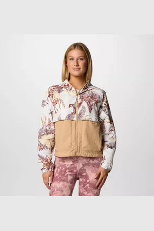 Columbia Cortavientos con capucha y estampado Spire Valley