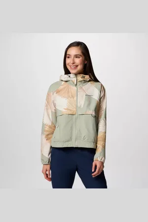 Columbia Cortavientos con capucha y estampado Spire Valley