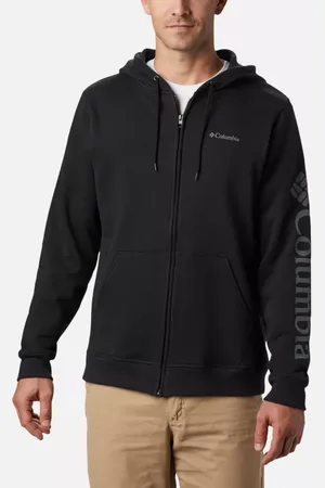 Columbia Forro polar con capucha y logotipo de