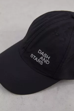 Dash and Stars Gorras - Gorra negra técnica logo reflectante