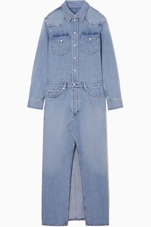 COS DENIM MAXI SHIRT DRESS
