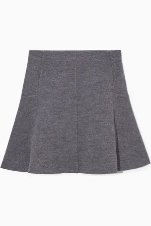 COS BOILED-WOOL MINI SKIRT