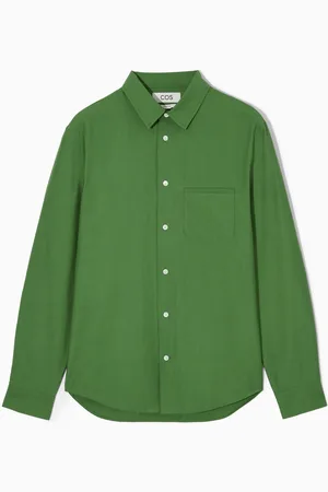 COS TOPSTITCHED COTTON SHIRT