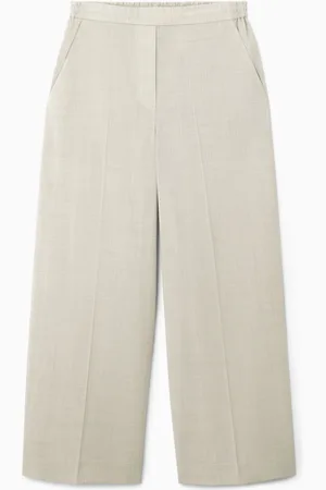 COS VOLUMINOUS WIDE-LEG WOOL TROUSERS