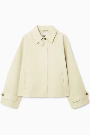 COS SHORT TWILL TRENCH COAT