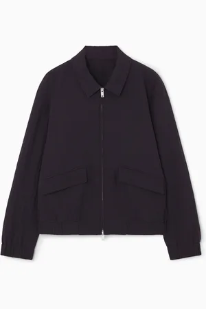 COS SEERSUCKER BLOUSON JACKET