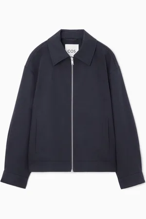 COS COLLARED COTTON JACKET