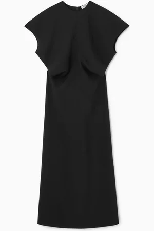 COS SPIRAL SEAM MAXI DRESS