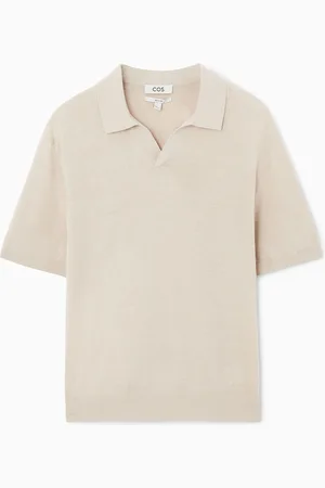 COS KNITTED LINEN POLO SHIRT