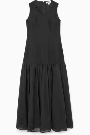 COS DROPPED-WAIST MAXI DRESS