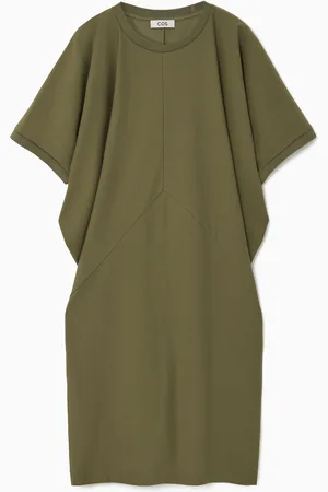 COS BATWING-SLEEVE T-SHIRT DRESS