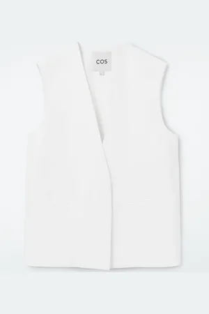 COS CLEAN WRAP-FRONT WAISTCOAT