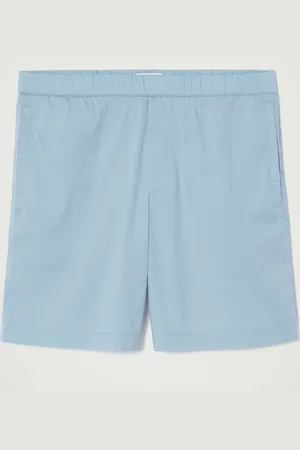 COS ELASTICATED COTTON-BLEND SHORTS