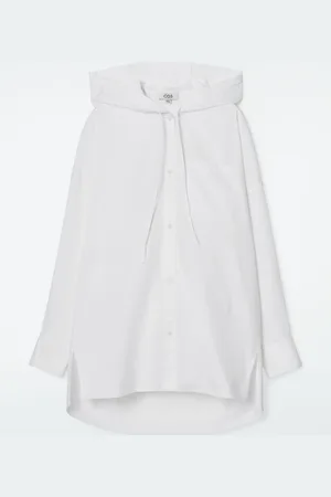 COS OVERSIZED HOODED SHIRT