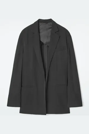 COS OVERSIZED TIE-FRONT BLAZER