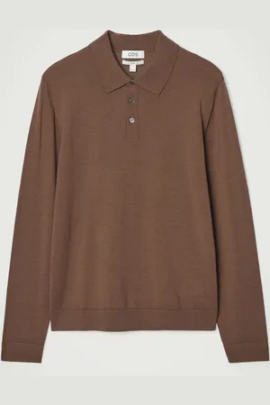 COS SLIM MERINO WOOL POLO SHIRT