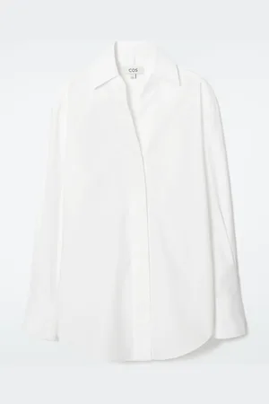COS OVERSIZED TIE-WAIST SHIRT