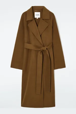 COS BELTED DOUBLE-FACED WOOL COAT