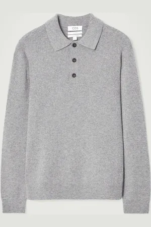 COS PURE CASHMERE POLO SHIRT