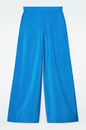 COS ELASTICATED WIDE-LEG TROUSERS