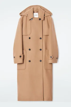 COS HOODED WOOL DUFFLE COAT
