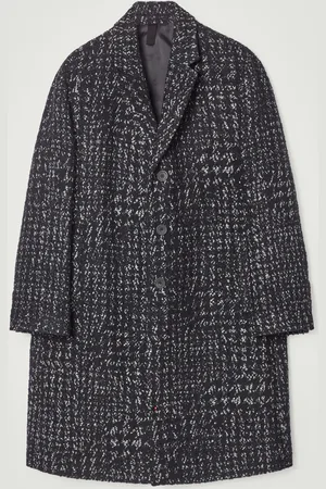 COS HOUNDSTOOTH BOUCLÉ OVERCOAT