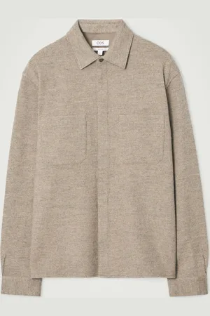 COS RELAXED BOILED-WOOL OVERSHIRT