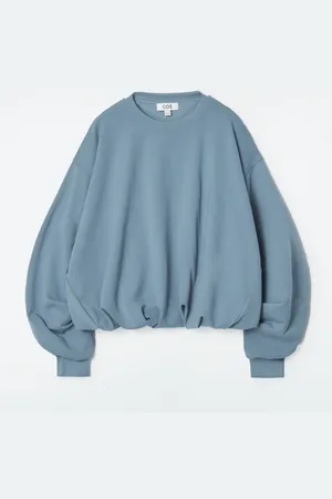 COS BUBBLE-HEM SWEATSHIRT