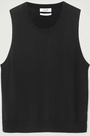 COS RELAXED KNITTED SILK VEST