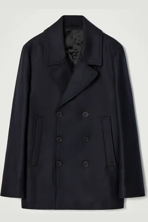 COS DOUBLE-BREASTED WOOL PEA COAT